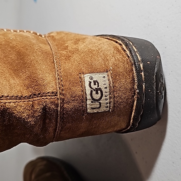 UGG Australia Super Swell Chestnut Boots Size 12 VGUC #1756 Warm Shearling - Picture 8 of 16